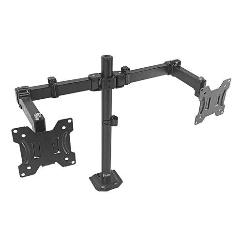 SOPORTE PARA MONITOR DOBLE BRAZO NEGRO. STGASOP1B - SOPORTE PARA MONITOR DOBLE BRAZO NEGRO. STGASOP1B -